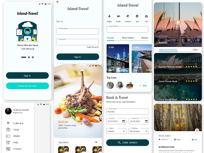 Final touch travel adobe xd