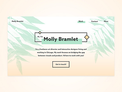 Molly Bramlet Dot Com - Option 2