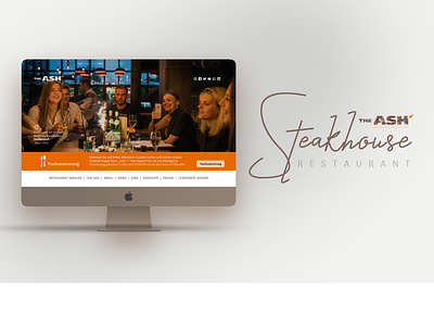 ASH Steak House - Website 2019 adobe xd bootstrap4 business design mobile ui restaurant trend ui