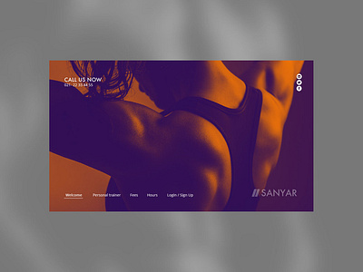 Sport Gym web site design