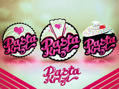 Pasta Krizi! cakes cupcakes dessert logo logo design