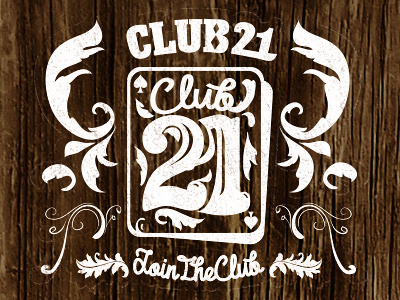 Club 21 Logo blackjack brand fashion game cards logo logo design western
