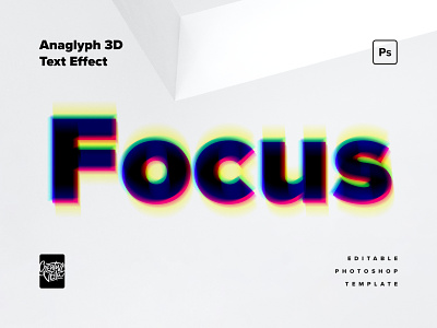 Anaglyph 3D Text Effects