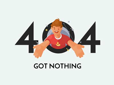 User-oriented up to the 404 page 404 error design illustration art mascot message page person pixelbuddha thedesignest ui ux web