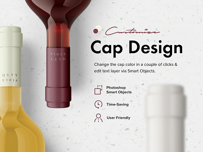 Wine Bottles Mockup Set