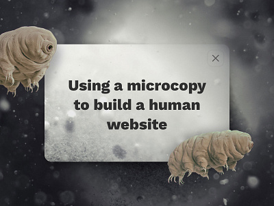 Using a Microcopy to Build a Human Website app art blog collage copy digital editorial illustration interface micro the designest ui ux web world writing