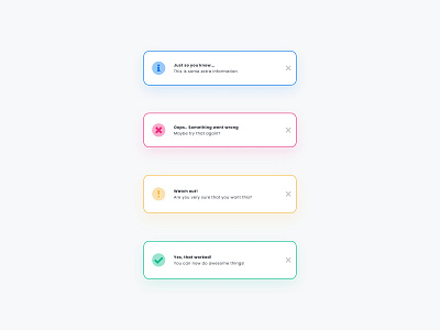 Toasts concept app design toasts ui