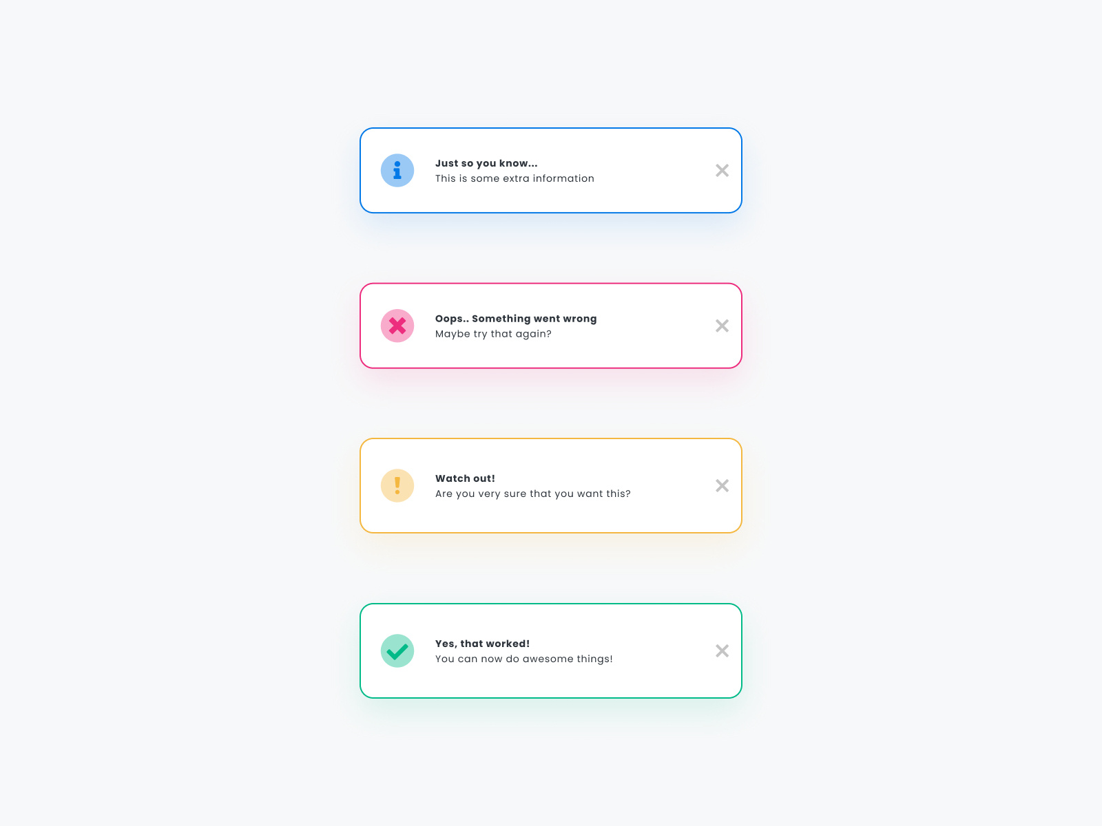 Toasts concept by Bart van Lier on Dribbble
