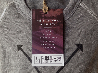 This Is Not A Shirt apparel freight sans knockout pricing shirt tag