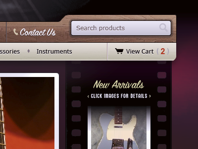 Search products dark guitar music navigation products search wood