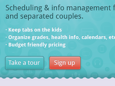 Sign up button calendar children divorce grades health kids parents tour