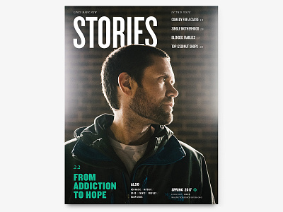 Stories Journal / Cover Refresh christianity church des moines editorial headlines iowa journalism magazine nonprofit photography