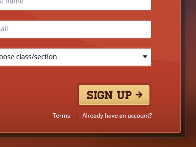 Create An Account account button education form register sign up