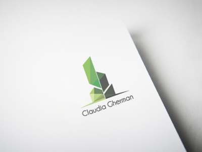 Claudia Gherman Logo architect brand identity logo