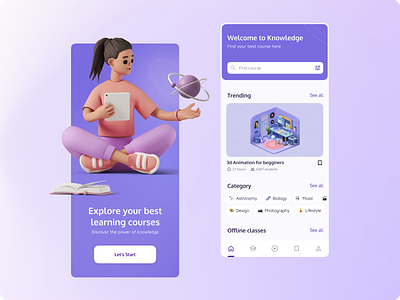 Mobile Educational App - Concept