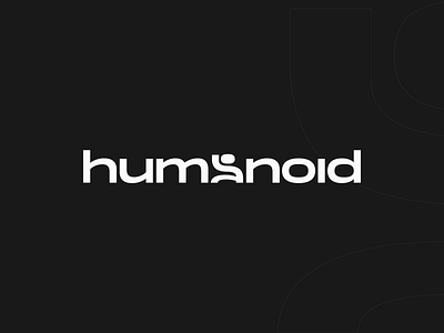 Humanoid | Logo a brand branding creative design exploration human humanoid humanoide inspiration logo minimal minimalist robot rounded