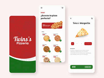 Pizza delivery App aplication app branding creative delivery exploration food inspiration logo menu mobile pizza selection ui