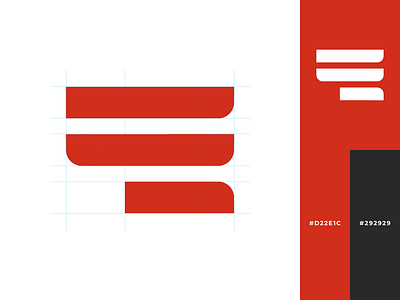 "E" | Logo Exploration brand branding concept creative design e exploration inspiration logo logotype professional red