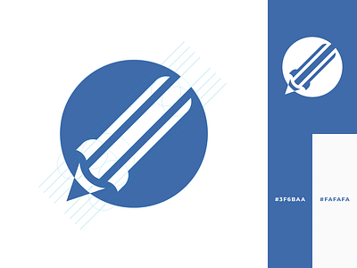 Rocket + Pencil | Logo Exploration blue brand branding concept creative design exploration inspiration logo logotype pencil professional rocket startup