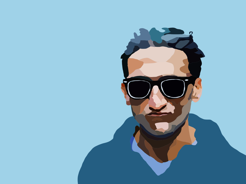 Casey Neistat popart portrait casey neistat