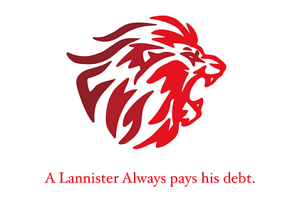 House Lannister gameofthrones lannisters lion logo