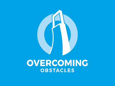 Overcoming Obstacles Branding branding logo speaking