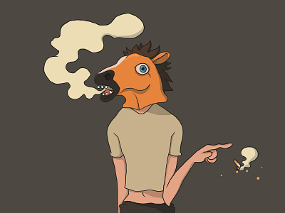 Smok'in Sour 3 art design doodle draw illustration simple sketch smoke smoker stylepractice