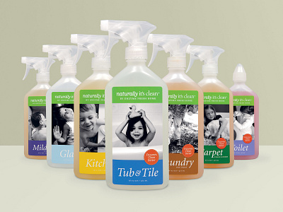 Naturally It's Clean Packaging branding package design