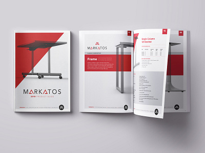 Markatos Furniture Catalog branding brochure design catalog design graphic design