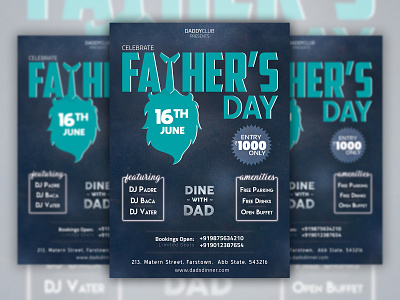 Father's Day Flyer