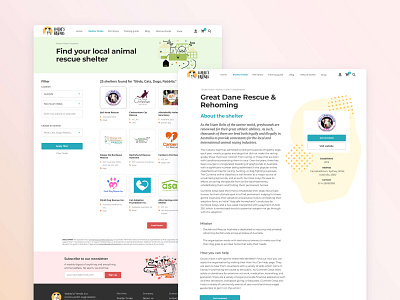 Waldo's Friends website redesign web design