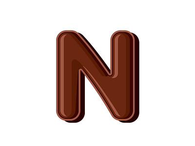 Chocolate letter chocolate food letter tasty