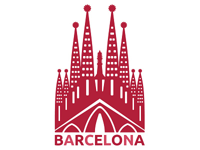 Barcelona Sagrada Familia Icon