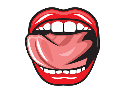 Lips Tongue Pop Art lips pop art tongue