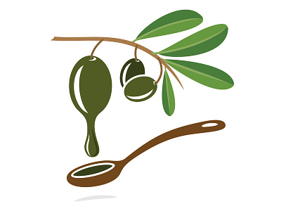 Olive oil oil olive vector