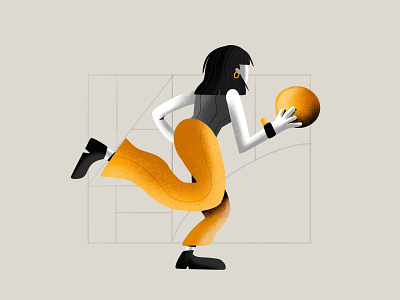 Bowling Night character design doodle a day doodleaday doodleart flat illustration procreate vector