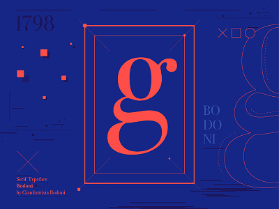 36 Days of Type - Bodoni G #003 36daysoftype bodoni design font graphic design illustration letter typo typography vector