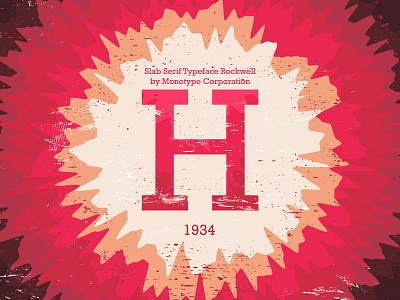 36 Days of Type - Rockwell H #014 36daysoftype design font graphic design illustration letter rockwell typo typography vector