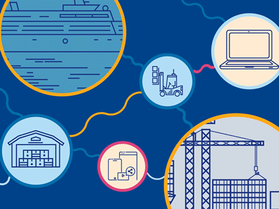 Isbank 04 explainer line flat infographic isbank motion