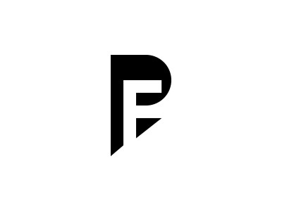 PF LOGO app branding icon identity illustrations letter logo logotype