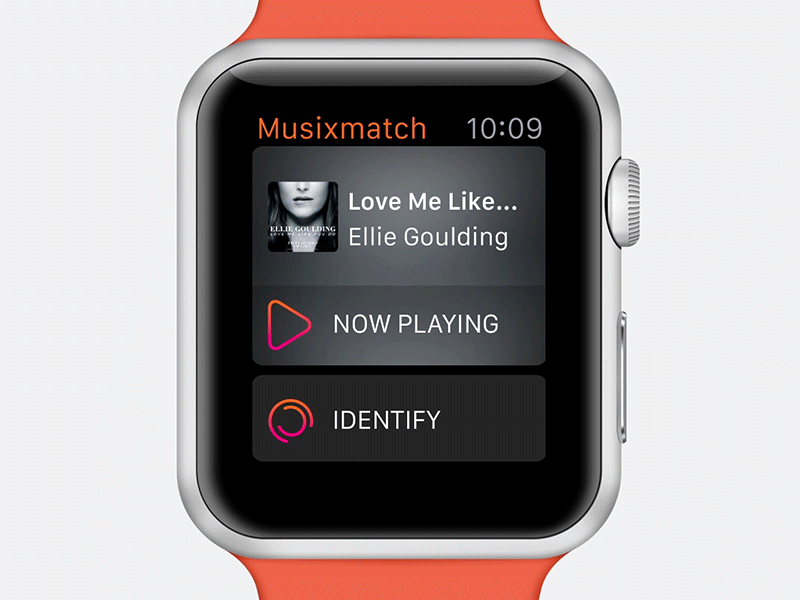Musixmatch for Apple Watch - Identify Lyrics