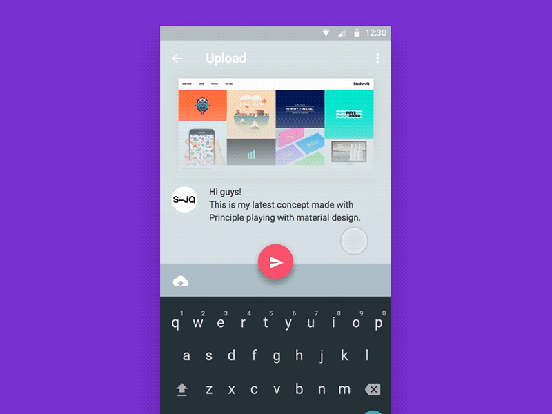 Pubbblish - Dribbble App Concept