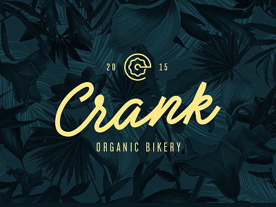 Crank — Logotype beer bike branding clean concept design food lettering logo restaurant type typo