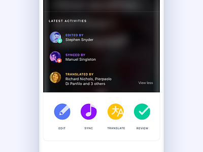 Crowd Icon / Active Mode android brand community concept icon ios lyrics music player prototype ui ux