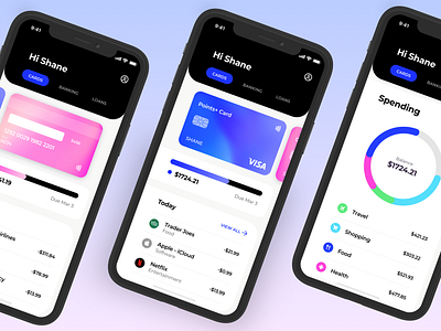 Finance Banking App Design