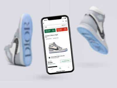 StockX Product Page! app app design branding design ecommerce product product page sneaker sneakers stockx ui ux
