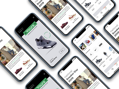 StockX Prototype account app app design browse dailyui design discover inbox notification search shoes shop shopify shopping shopping app sneaker sneakers stockx ui ux