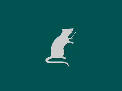 Lower Culture Logo identity logo maestro mark minimal rat symbol