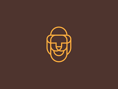 Lion brand identity lines logo mark minimal symbol