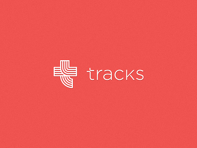 Tracks - Running App Logo brand identity lines logo mark minimal symbol